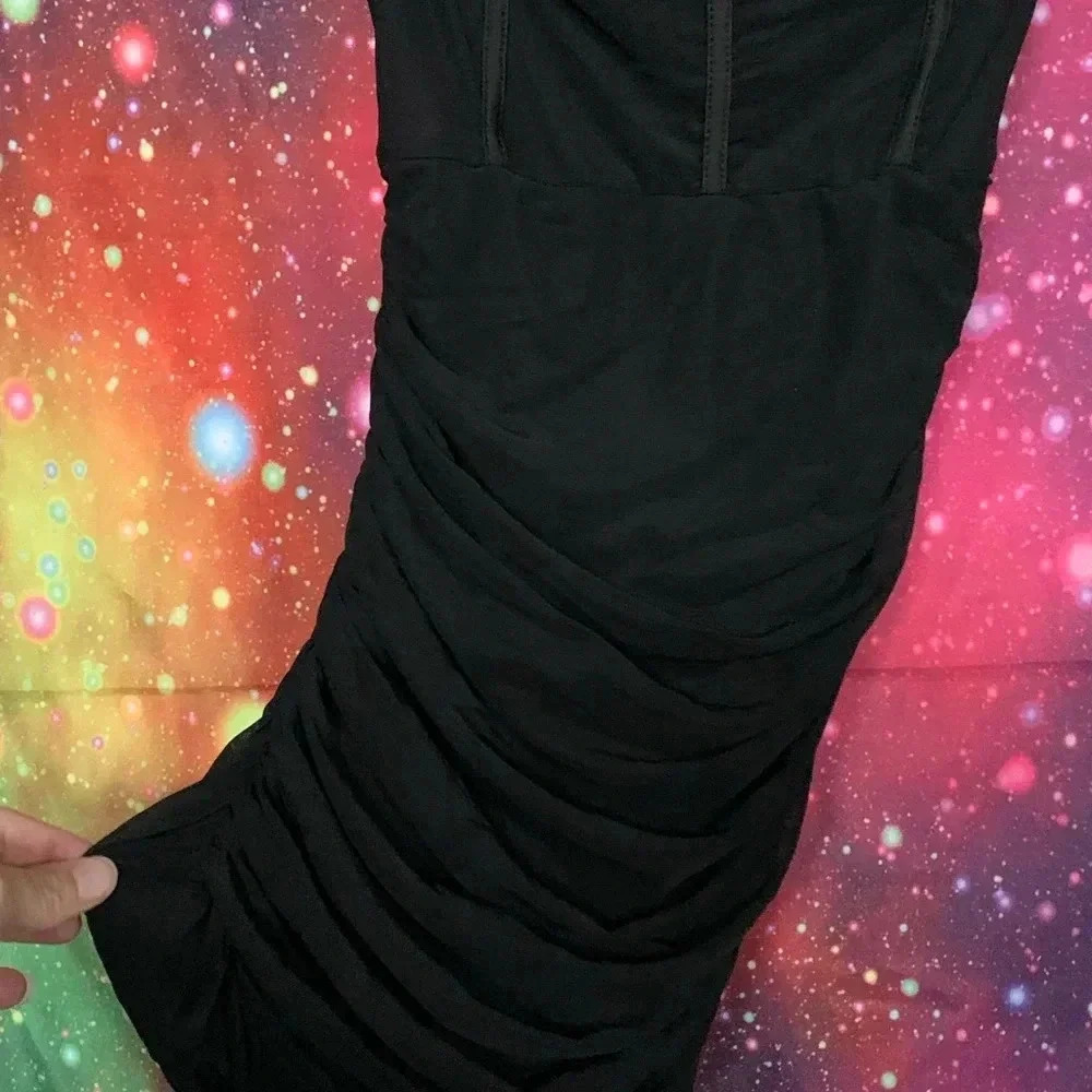Sexy black corset dress - Picture 3 of 5